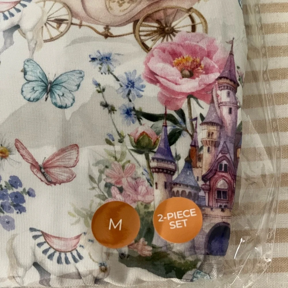 NWT- Posh Peanut Floral Katrina women’s luxe Pajama Set - Picture 3 of 3